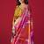 Printed Satin Saree With Blouse Piece