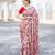 Printed Satin Saree With Blouse Piece