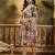 Daylist women bohemian print ruffled lacework cotton slub a-line dress