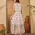 Daylist women ethnic print square neck fit and flare midi dress