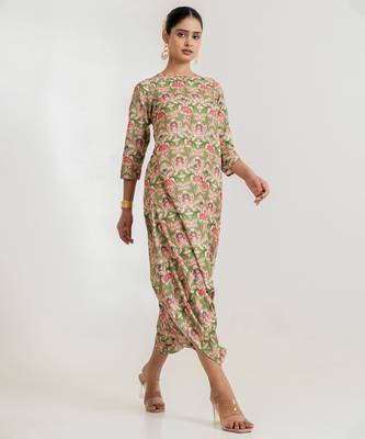 green floral print cotton rayon jumpsuit 5