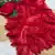 red chiffon saree with khatli beads handwork