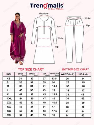 Pink  Embroiderey Sequence Work Kurta Pant Dupatta Set For Women 6
