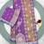 Purple silk blend hand woven