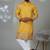 Aesthetic yellow kurta for men | premium designer ethnic wear