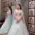 sky blue net lehenga set with thread work design