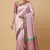 light pink semi silk tanchoi meenakari banarasi saree