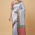 Banarasi semi silk saree in light blue colour with  tanchoi meenakari  work