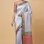 light blue semi silk tanchoi meenakari banarasi saree