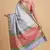 Banarasi semi silk saree in light blue colour with  tanchoi meenakari  work
