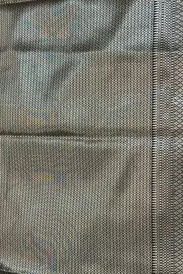 black semi silk floral zari jaal banarasi saree 5