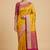 Banarasi semi silk saree in  contrast shade  with  tanchoi   work