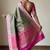 Banarasi semi silk saree in  contrast shade  with  tanchoi   work