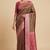 Banarasi semi silk saree in  contrast shade  with  tanchoi   work