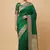 green mashru silk floral zari booti banarasi saree