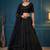 Impressive Black Dori Work Net Reception Wear Lehenga Choli