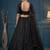 Impressive Black Dori Work Net Reception Wear Lehenga Choli