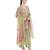  Green embroidered crepe kurta set