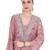 Pink embroidered cotton silk kurta set