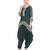 Green Embroidered High Low Kaftaan with Heram Pants