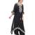Black embroidered lurex kaftan