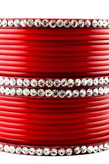 acrylic plastic churi set bangles red colour nihar