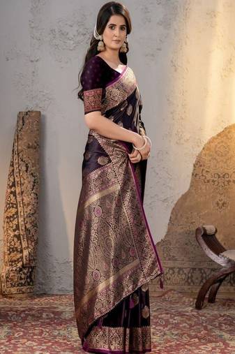 Timeless ready-to-wear coordinated blouse sarees