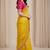 Embellished embroidered pure georgette designer saree