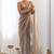 Women embellished sequinned tissue designer saree