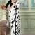 Polka dot silk blend designer saree