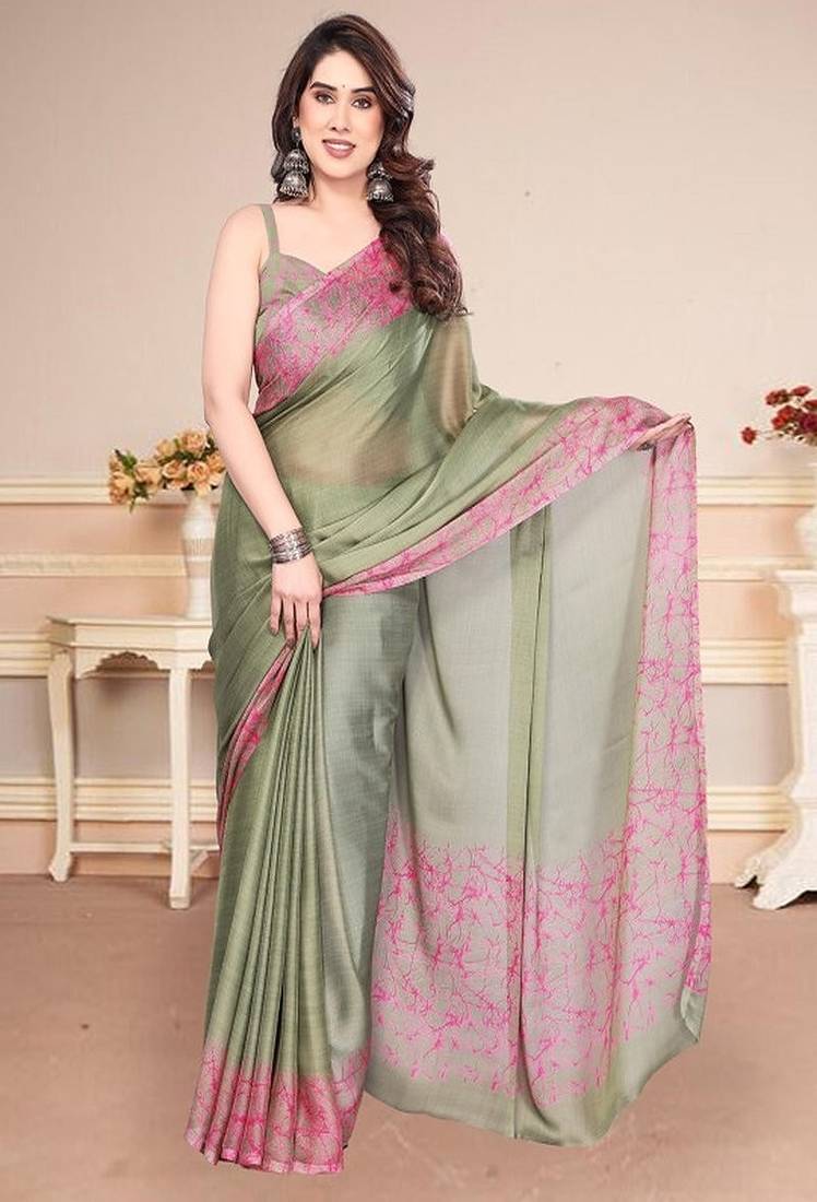 Pure chiffon saree