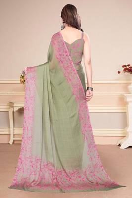 Pure chiffon saree 3