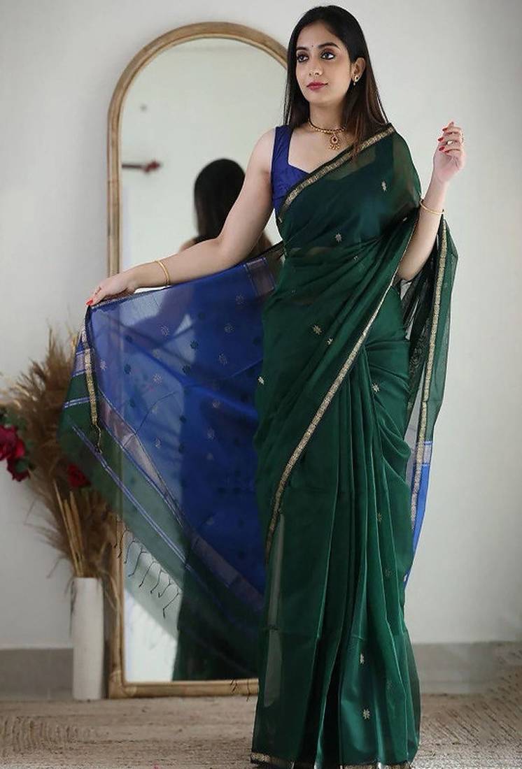 Silk blend kanjeevaram saree