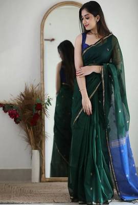 Silk blend kanjeevaram saree 2