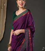Zari taant sarees with blouse piece