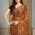 Pure chiffon abstract printed saree