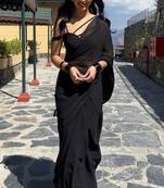 Solid ready to wear saree