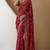 Bandhani poly georgette saree