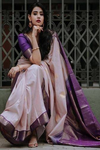 Woven design zari art silk kanjeevaram saree