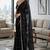Embellished sequinned silk blend heavy work saree