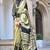 Satin fusion saree