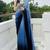 Ombre poly georgette designer saree