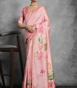 Art silk tussar saree