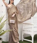 Satin ready to wear saree