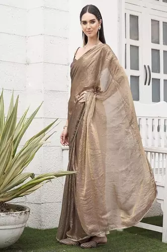 Satin ready to wear saree