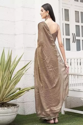 Satin ready to wear saree