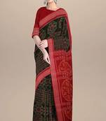Ethnic motifs pure cotton handloom core saree
