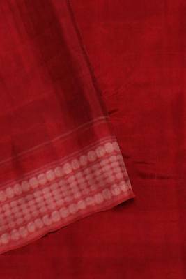 Ethnic motifs pure cotton handloom core saree 4