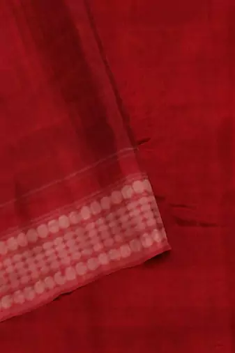 Ethnic motifs pure cotton handloom core saree