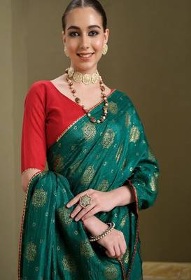Printed saree & blouse piece 1